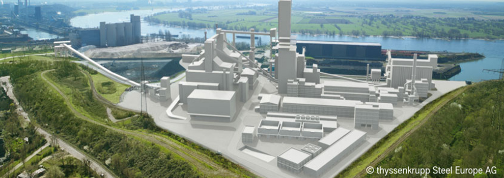 Foto zum Neuauftrag der CobraIS für ein Stahlwerk mit grünem Wasserstoff | © thyssenkrupp Steel Europe AG