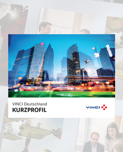 Downloadgrafik für das Kurzprofil der VINCI Deutschland
