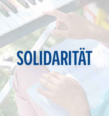 Projektfoto von der Jugendhilfe Cottbus mit der Aufschrift "Solidarität" | © Jugendhilfe Cottbus, VINCI-Stiftung