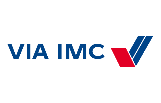 Logo von VIA IMC, eine Tochtergesellschaft der EUROVIA, welche wiederum zu VINCI Construction gehört.