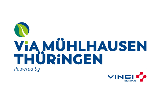 Logo der Via Mühlhausen GmbH & Co. KG, eine Gesellschaft bei der VINCI Concessions beteiligt ist.