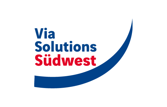 Logo der Via Solutions Südwest GmbH & Co. KG, eine Gesellschaft bei der VINCI Concessions beteiligt ist.