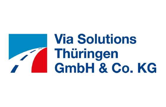 Logo der Via Solutions Thüringen GmbH & Co. KG, eine Gesellschaft bei der VINCI Concessions beteiligt ist.